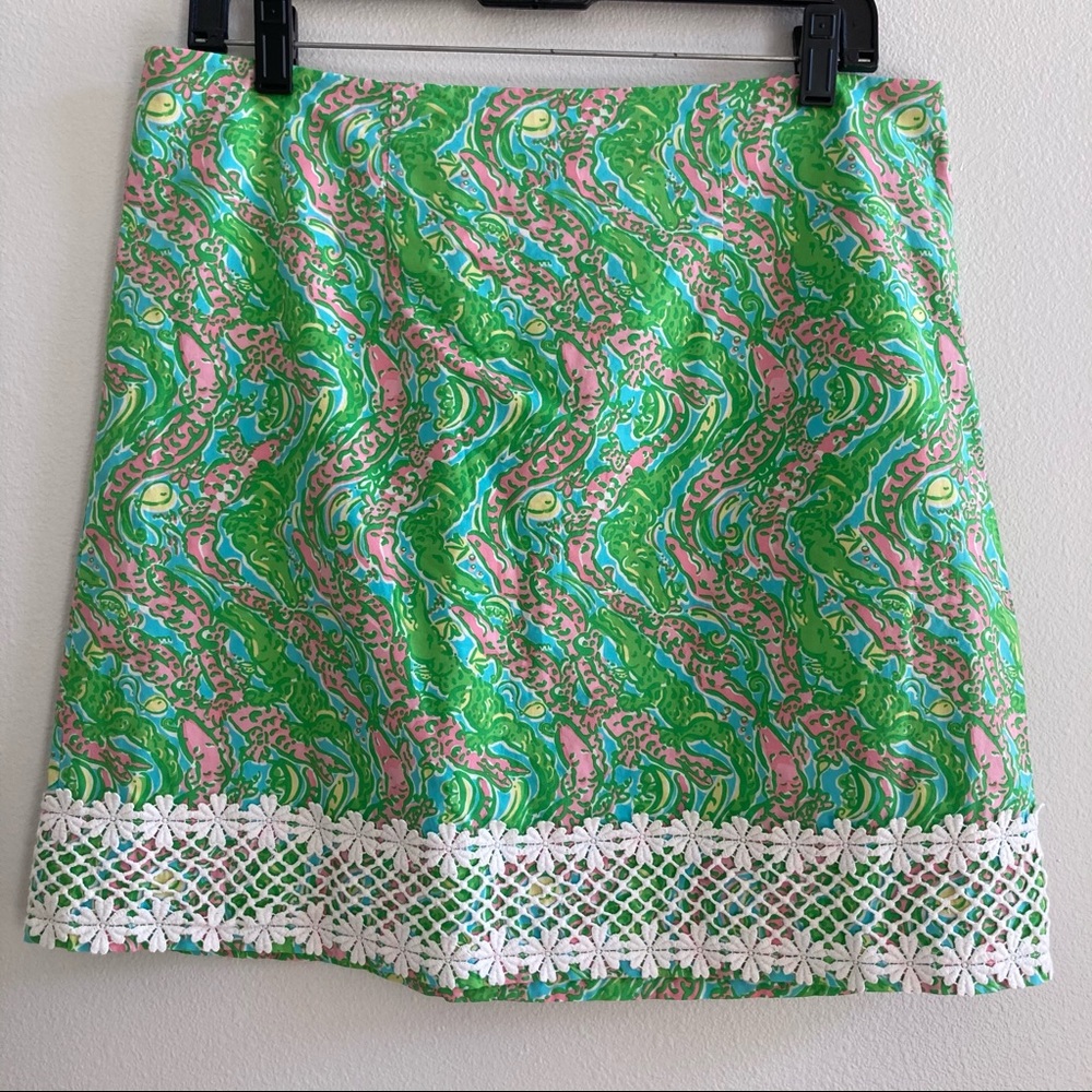 🐊💖 Lilly Pulitzer Chomp Chomp 10 skirt